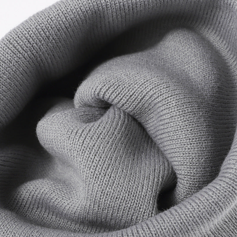 Warme knitted dubbele laag muts - Unisex