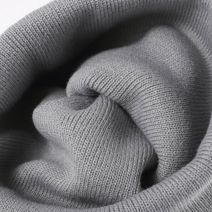 Warme knitted dubbele laag muts - Unisex