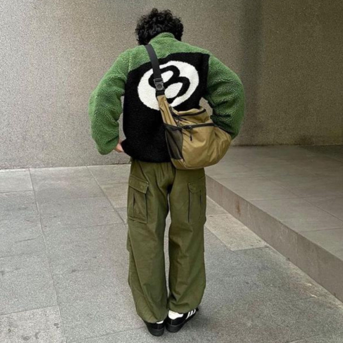 Double-sided vintage jacket coat